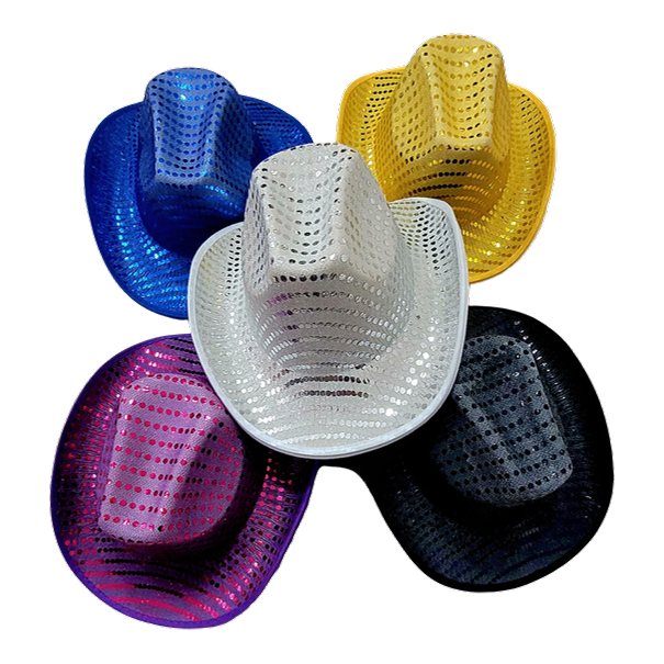 Sombrero Cowboy Vaquero Lentejuelas