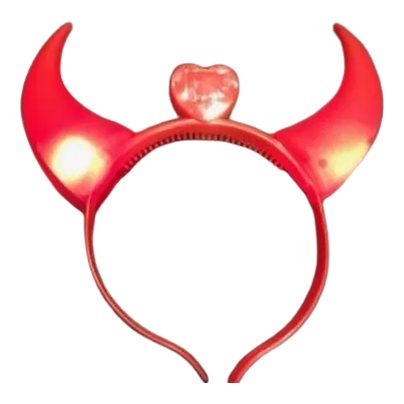 Vincha Diablo Led