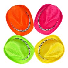 Sombrero Galera Tanguero Fluo Tela