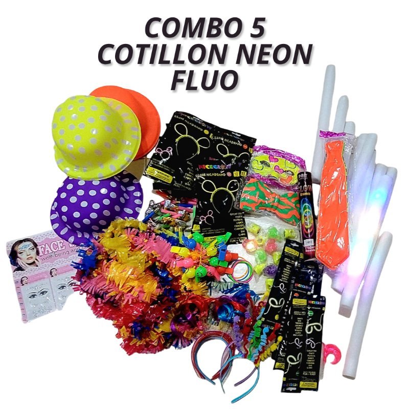 Combo 5 · Cotillón Neón Fluo